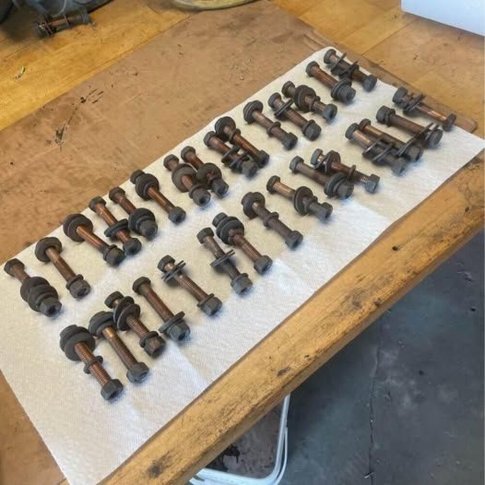 30 solid Copper Bolts